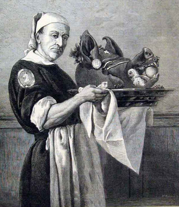 boars head on platter